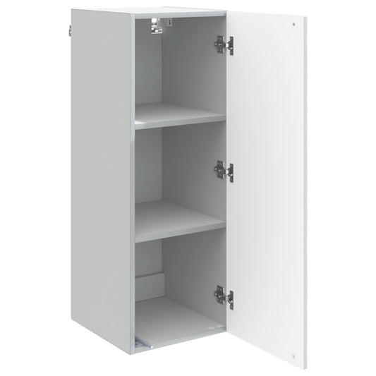 Wall-Mounted Cabinet White 33 x 34.5 x 90 cm Engineered Wood Wall-Mounted Cabinet White 33 x 34.5 x 90 cm Engineered Wood