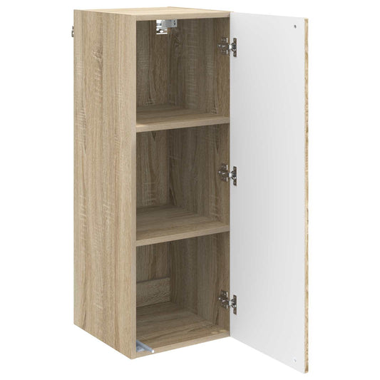 Wall-Mounted Cabinet Sonoma Oak 33 x 34.5 x 90 cm Wall-Mounted Cabinet Sonoma Oak 33 x 34.5 x 90 cm