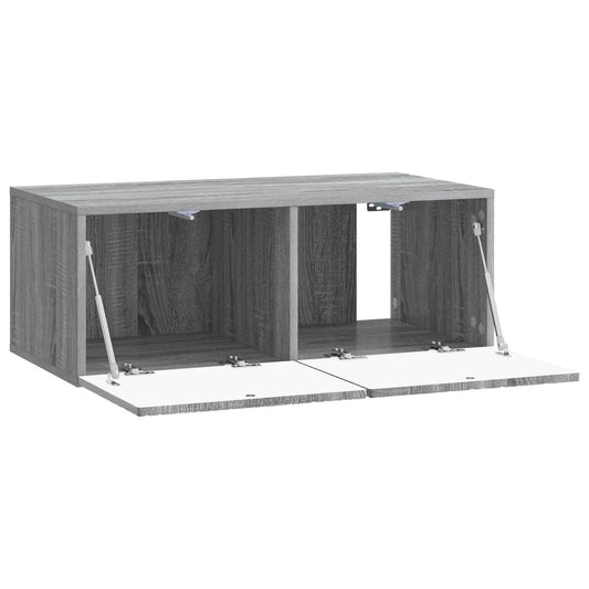 Wall-Mounted TV Cabinet 59.5 x 41 x 30 cm Grey Sonoma Wall-Mounted TV Cabinet 59.5 x 41 x 30 cm Grey Sonoma
