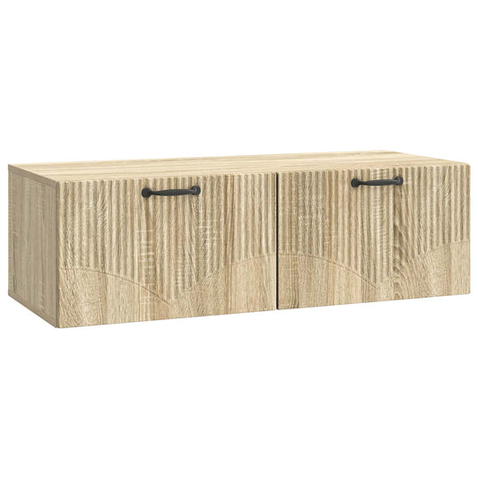 Wall-Mounted TV Cabinet Sonoma Oak 98 x 41 x 30 cm Wall-Mounted TV Cabinet Sonoma Oak 98 x 41 x 30 cm
