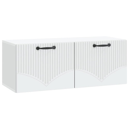 Wall-Mounted TV Cabinet White 78.5 x 31 x 30 cm Engineered Wood Wall-Mounted TV Cabinet White 78.5 x 31 x 30 cm Engineered Wood