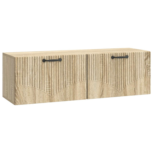 Wall-Mounted TV Cabinet Sonoma Oak 98 x 31 x 30 cm Wall-Mounted TV Cabinet Sonoma Oak 98 x 31 x 30 cm