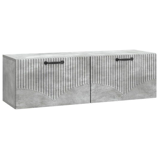 Wall-Mounted TV Cabinet Concrete Grey 98 x 31 x 30 cm Wall-Mounted TV Cabinet Concrete Grey 98 x 31 x 30 cm