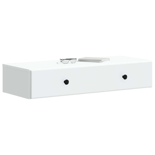 Wall-Mounted Side Table Wall-mounted White 87.5 x 34.5 x 17 cm Wall-Mounted Side Table Wall-mounted White 87.5 x 34.5 x 17 cm