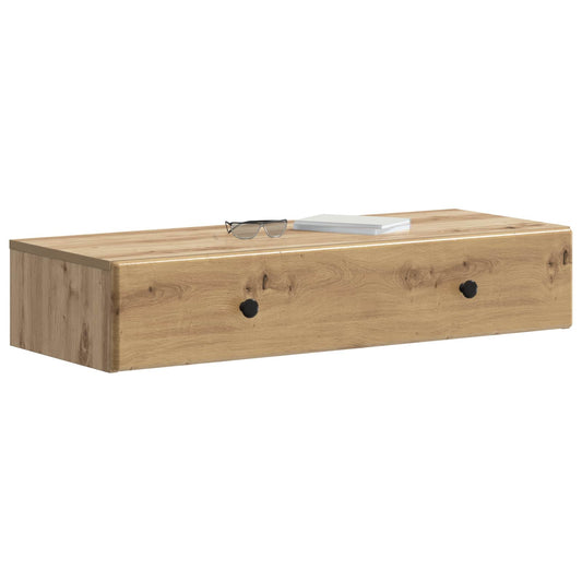 Wall-Mounted Side Table Artisan Oak 87.5 x 34.5 x 17 cm Wall-Mounted Side Table Artisan Oak 87.5 x 34.5 x 17 cm