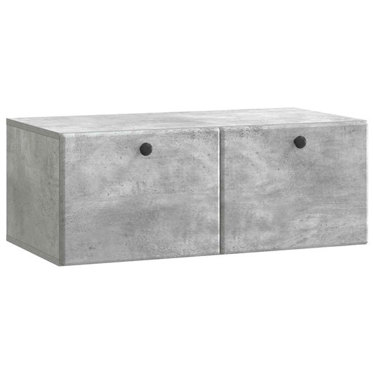 Wall-Mounted TV Cabinet 78.5 x 41 x 30 cm Concrete Grey Wall-Mounted TV Cabinet 78.5 x 41 x 30 cm Concrete Grey