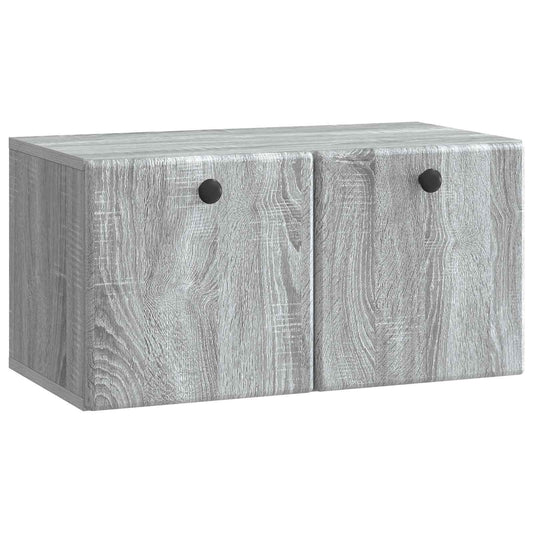 Wall-Mounted TV Cabinet 59.5 x 31 x 30 cm Grey Sonoma Wall-Mounted TV Cabinet 59.5 x 31 x 30 cm Grey Sonoma