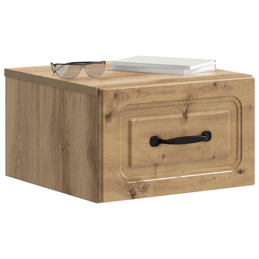 Wall-Mounted Bedside Cabinet 2 pcs Artisan Oak Engineered Wood Wall-Mounted Bedside Cabinet 2 pcs Artisan Oak Engineered Wood