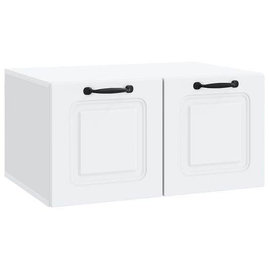 Wall-Mounted TV Cabinet White 59.5 x 41 x 30 cm Engineered Wood Wall-Mounted TV Cabinet White 59.5 x 41 x 30 cm Engineered Wood