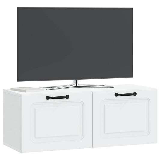 Wall-Mounted TV Cabinet White 78.5 x 31 x 30 cm Engineered Wood Wall-Mounted TV Cabinet White 78.5 x 31 x 30 cm Engineered Wood