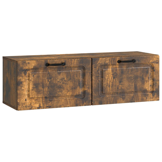 Wall-Mounted TV Cabinet Wall-mounted Smoked Oak 98 x 31 x 30 cm Wall-Mounted TV Cabinet Wall-mounted Smoked Oak 98 x 31 x 30 cm
