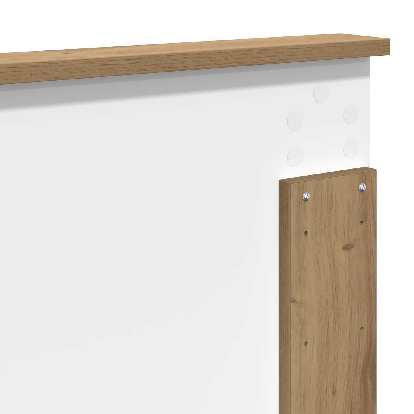 Bed Frame Artisian Oak 120 x 200 cm Solid Pine Wood