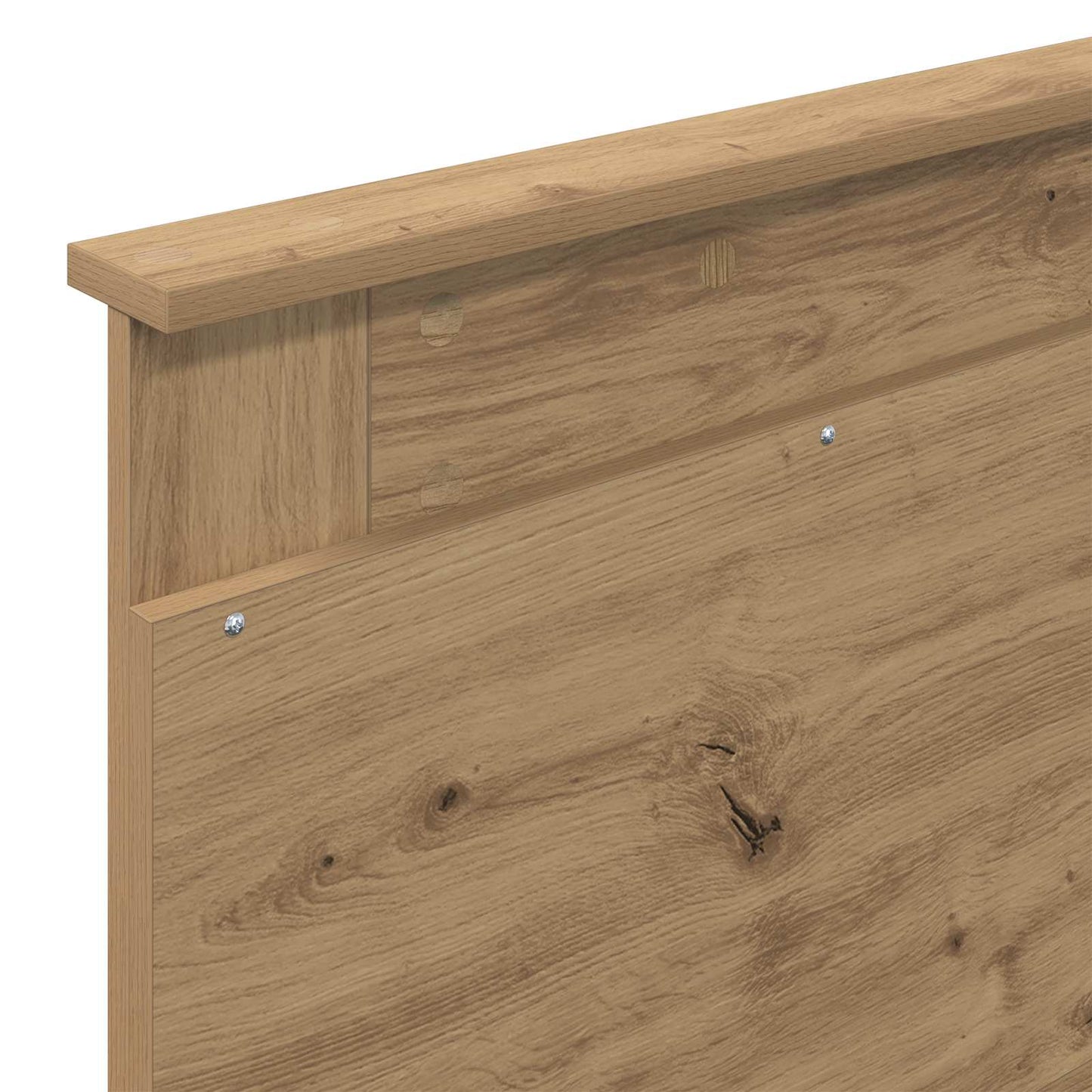 Bed Frame Artisian Oak 100 x 200 cm Solid Pine Wood