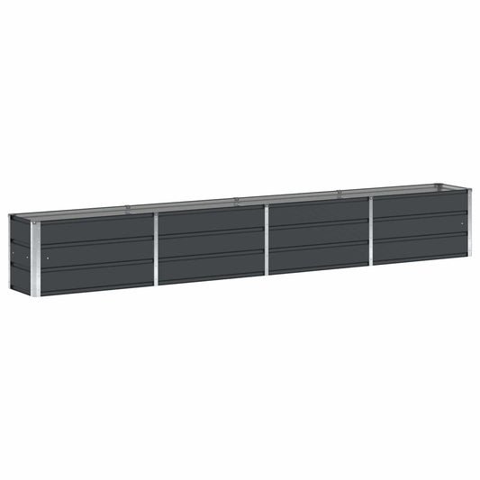 Planter Anthracite 320 x 40 x 45 cm Steel Planter Anthracite 320 x 40 x 45 cm Steel