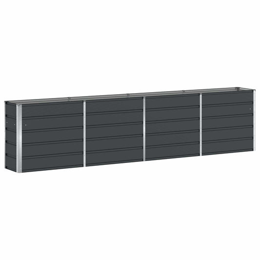Planter Anthracite 320 x 40 x 75 cm Steel Planter Anthracite 320 x 40 x 75 cm Steel