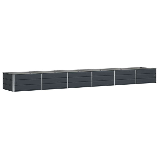 Planter Anthracite 480 x 80 x 45 cm Steel Planter Anthracite 480 x 80 x 45 cm Steel