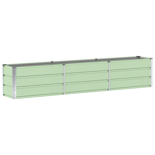 Planter Green 240 x 40 x 45 cm Steel Planter Green 240 x 40 x 45 cm Steel