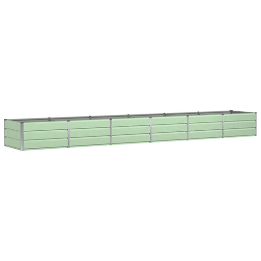 Planter Green 480 x 80 x 45 cm Steel Planter Green 480 x 80 x 45 cm Steel