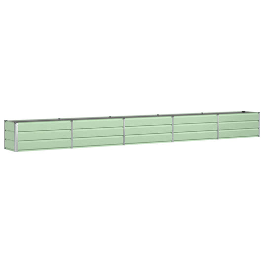 Planter Pastel Green 480 x 50 x 45 cm Galvanised Steel Planter Pastel Green 480 x 50 x 45 cm Galvanised Steel