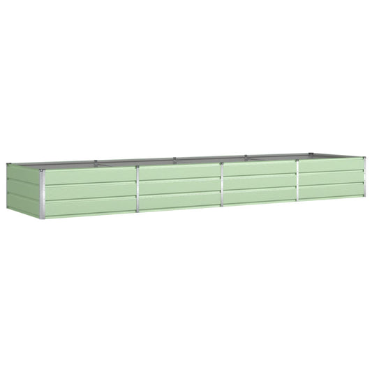 Planter Pastel Green 385 x 100 x 45 cm Galvanised Steel Planter Pastel Green 385 x 100 x 45 cm Galvanised Steel