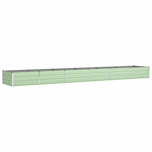 Planter Pastel Green 580 x 100 x 45 cm Galvanised Steel Planter Pastel Green 580 x 100 x 45 cm Galvanised Steel