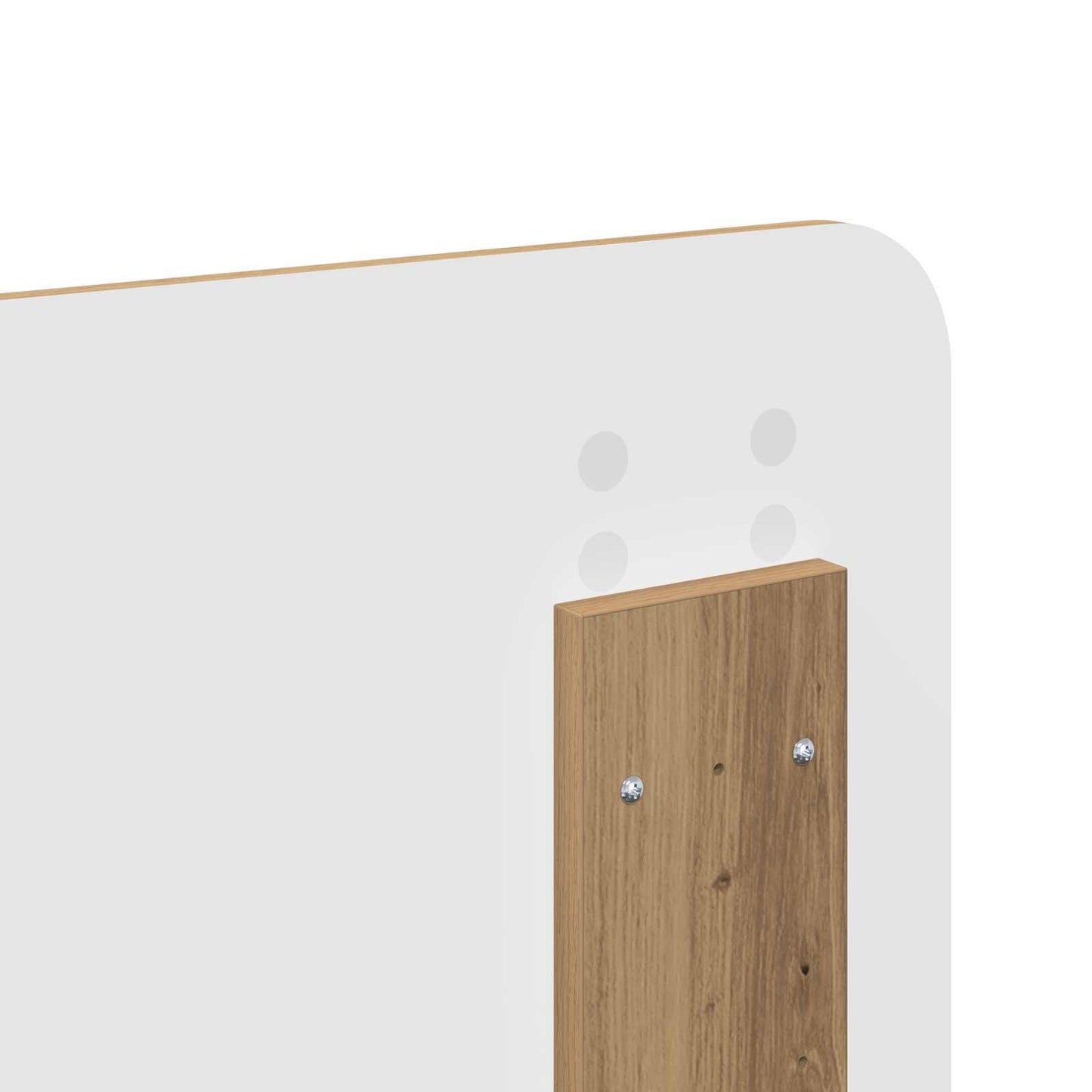Bed Frame Artisian Oak 120 x 190 cm Solid Pine Wood