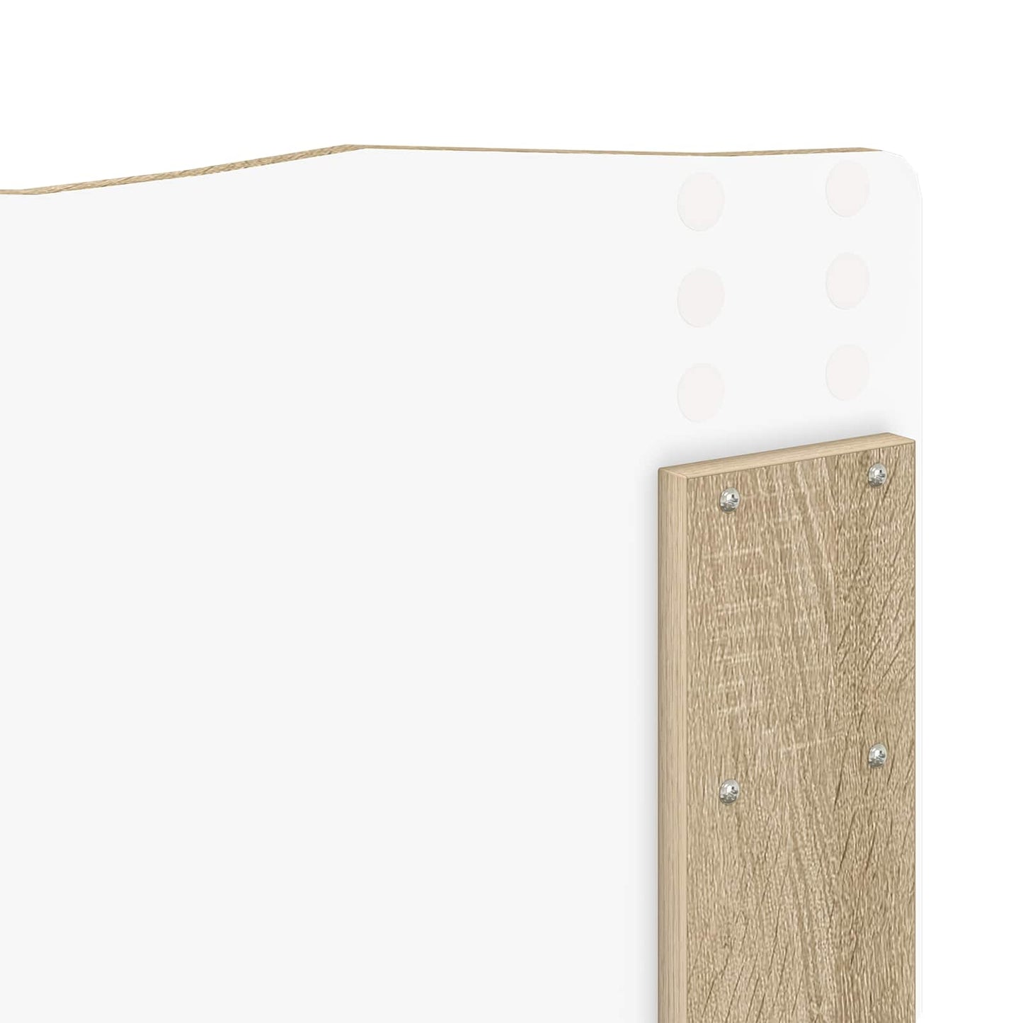 Bed Frame with Headboard Sonoma 140 x 190 cm Solid Pine Wood