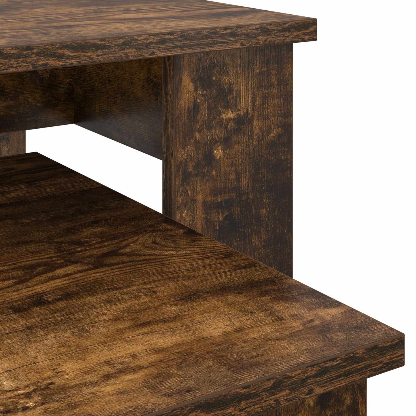 Coffee Table Set 2 pcs Smoked Oak 100 x 50 x 42 cm