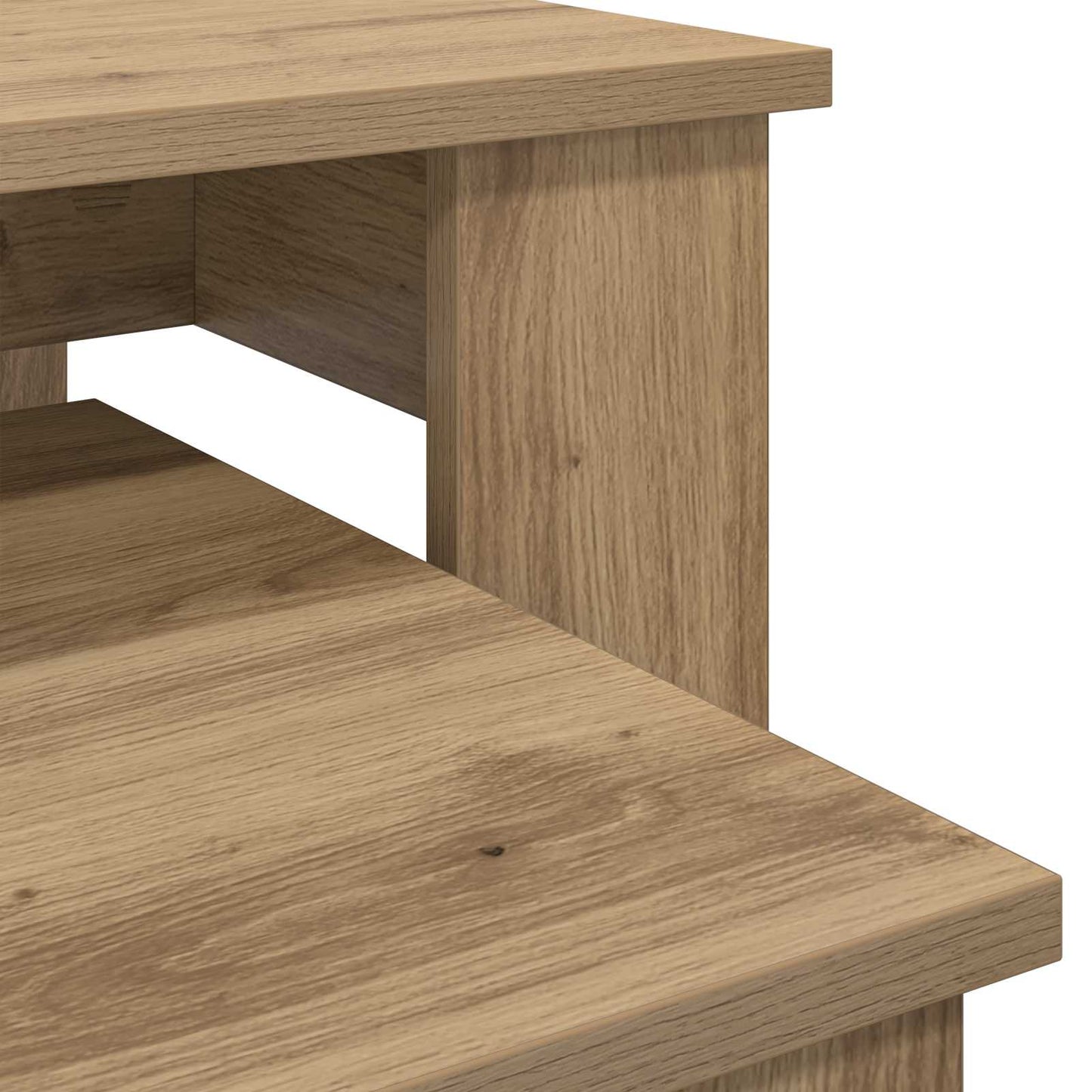 Coffee Table Set 2 pcs Artisan Oak Engineered Wood