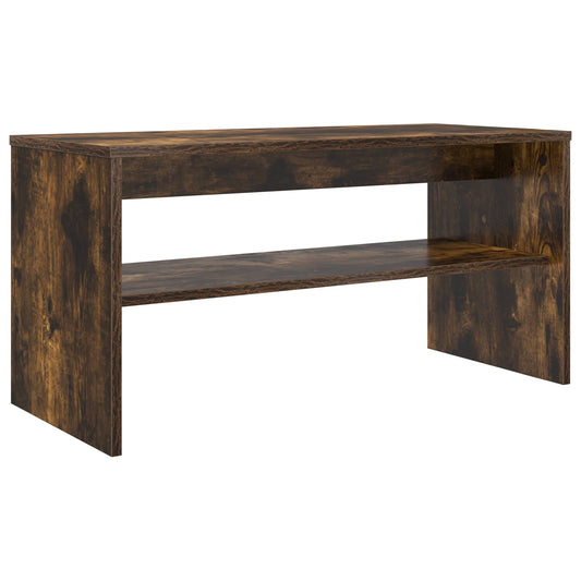 TV Cabinet 80 x 35 x 40 cm Smoked Oak Engineered Wood TV Cabinet 80 x 35 x 40 cm Smoked Oak Engineered Wood