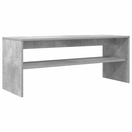 TV Cabinet Concrete Grey 100 x 35 x 40 cm Engineered Wood TV Cabinet Concrete Grey 100 x 35 x 40 cm Engineered Wood