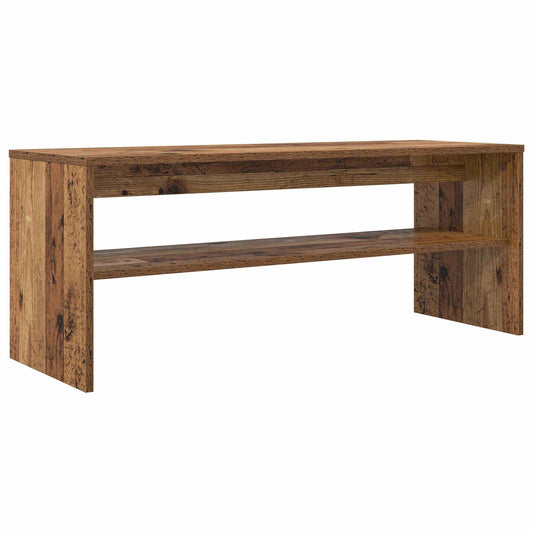 TV Cabinet Old Wood 100 x 35 x 40 cm Engineered Wood TV Cabinet Old Wood 100 x 35 x 40 cm Engineered Wood