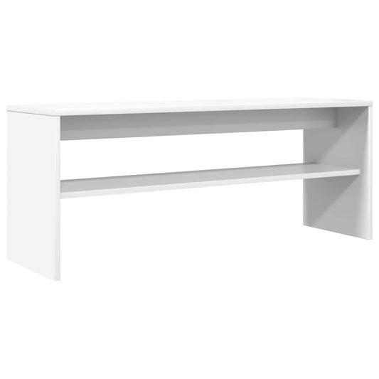 TV Cabinet White 100 x 30 x 40 cm Engineered Wood TV Cabinet White 100 x 30 x 40 cm Engineered Wood