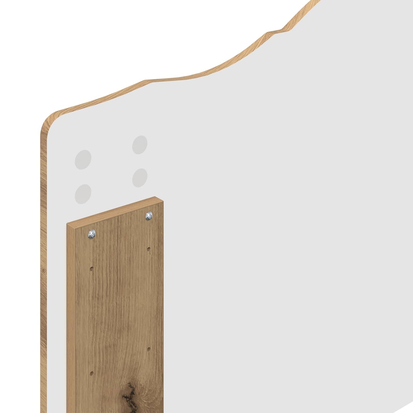 Bed Frame Artisian Oak 90 x 200 cm Solid Pine Wood
