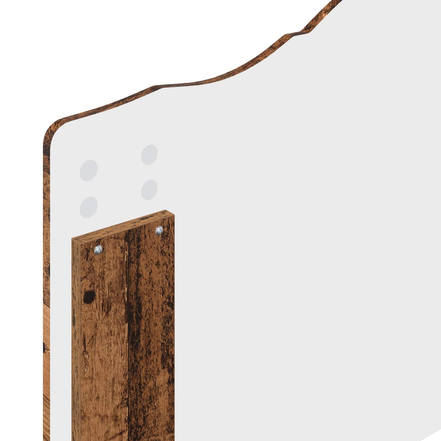 Bed Frame with Headboard Old Wood 90 x 190 cm Solid Pine Wood