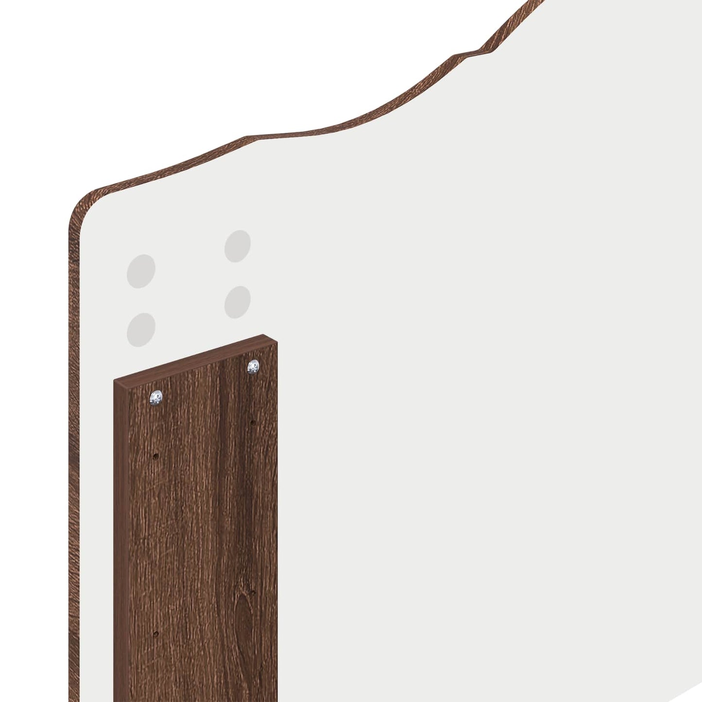 Bed Frame with Headboard Brown Oak 75 x 190 cm Solid Pine Wood