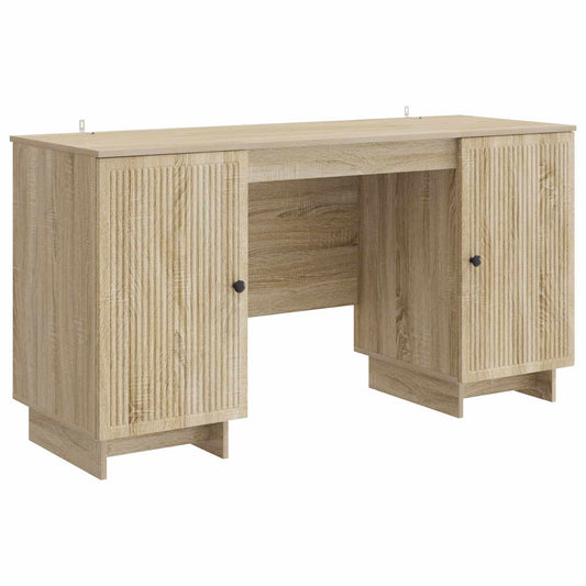 Desk Sonoma Oak Engineered Wood 142.5 x 50 x 75 cm Desk Sonoma Oak Engineered Wood 142.5 x 50 x 75 cm