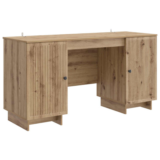 Desk Artisan Oak Engineered Wood 142.5 x 50 x 75 cm Desk Artisan Oak Engineered Wood 142.5 x 50 x 75 cm