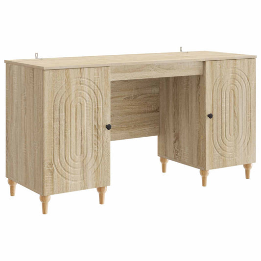 Desk Sonoma 142.5 x 50 x 75 cm Engineered Wood Desk Sonoma 142.5 x 50 x 75 cm Engineered Wood