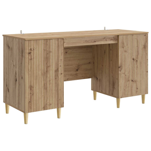 Desk Artisan Oak Engineered Wood 142.5 x 50 x 75 cm Desk Artisan Oak Engineered Wood 142.5 x 50 x 75 cm