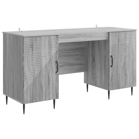 Desk Grey Sonoma 142.5 x 50 x 75 cm Engineered Wood Desk Grey Sonoma 142.5 x 50 x 75 cm Engineered Wood