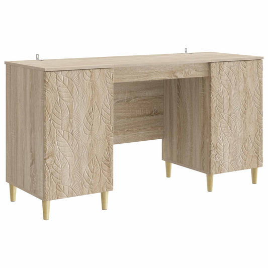 Desk Sonoma Oak 142.5 x 50 x 75 cm Engineered Wood Desk Sonoma Oak 142.5 x 50 x 75 cm Engineered Wood