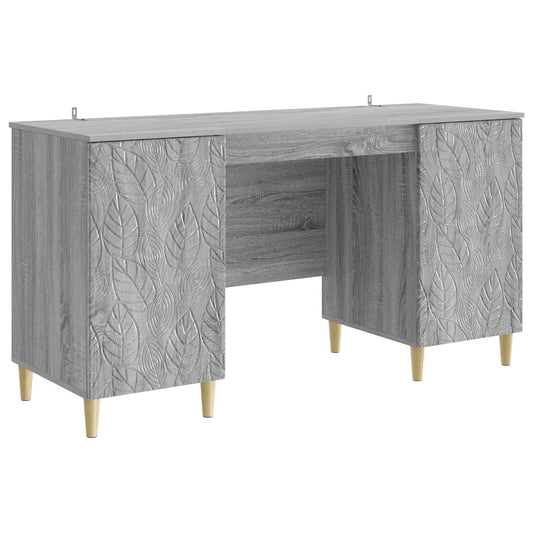 Desk Grey Sonoma 142.5 x 50 x 75 cm Engineered Wood Desk Grey Sonoma 142.5 x 50 x 75 cm Engineered Wood