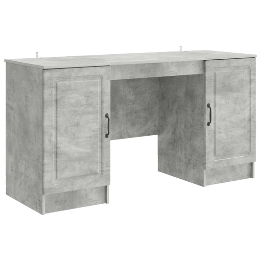Desk Concrete Grey 142.5 x 50 x 75 cm Engineered Wood Desk Concrete Grey 142.5 x 50 x 75 cm Engineered Wood