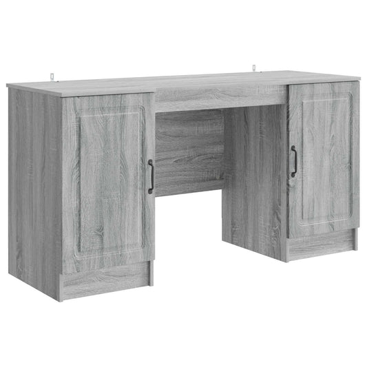 Desk Grey Sonoma 142.5 x 50 x 75 cm Engineered Wood Desk Grey Sonoma 142.5 x 50 x 75 cm Engineered Wood