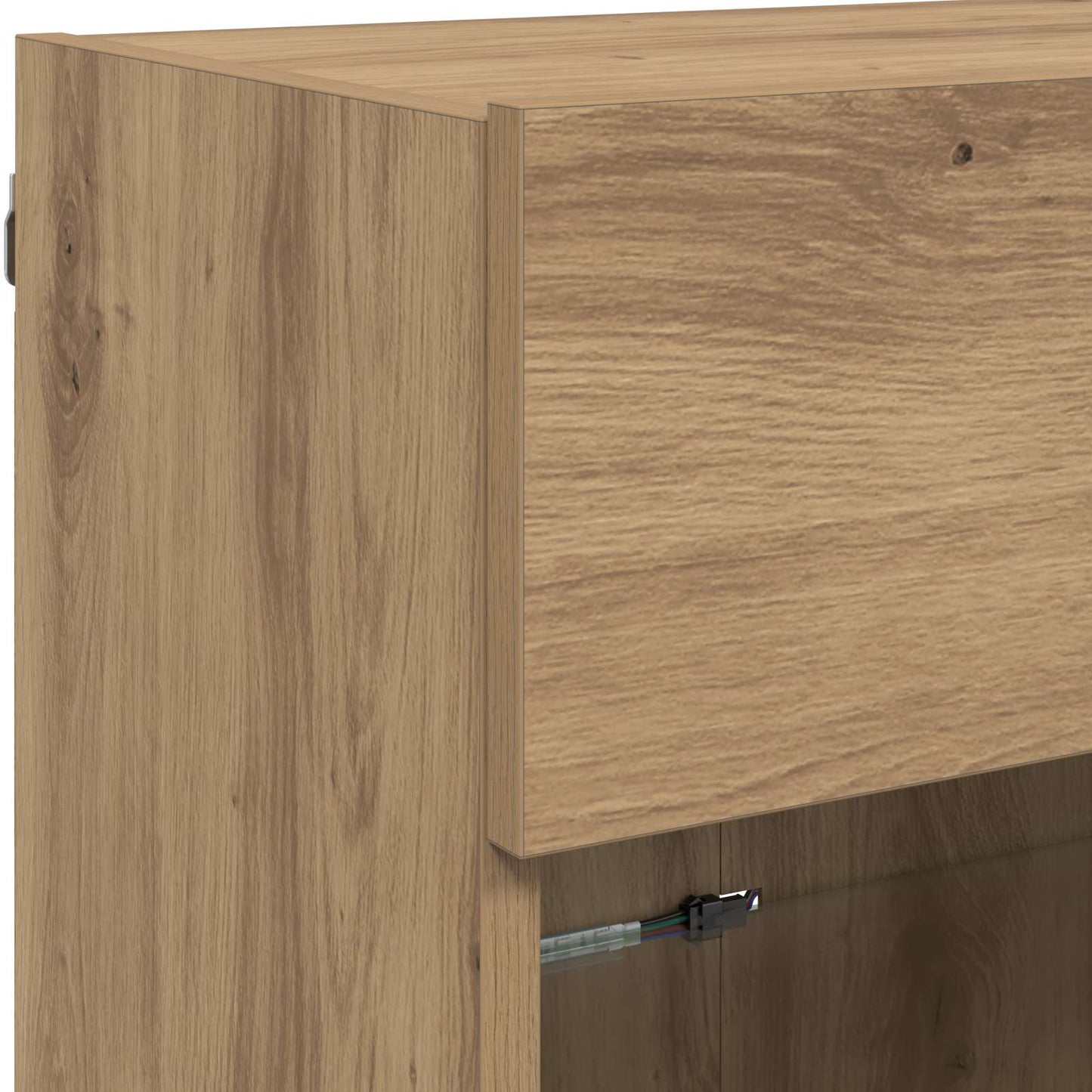 TV Wall Cabinet Artisan Oak 98.5 x 30 x 60.5 cm Engineered Wood