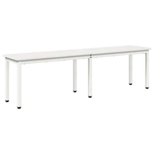 Bench White 160 x 35 x 45 cm Solid Pine Wood Bench White 160 x 35 x 45 cm Solid Pine Wood
