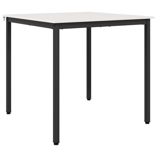 Dining Table White 80 x 80 x 75 cm Solid Pine Wood Dining Table White 80 x 80 x 75 cm Solid Pine Wood