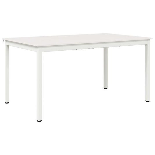 Dining Table White 150 x 90 x 75 cm Solid Pine Wood Dining Table White 150 x 90 x 75 cm Solid Pine Wood