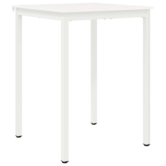 Bar Table White 80 x 80 x 105 cm Solid Pine Wood Bar Table White 80 x 80 x 105 cm Solid Pine Wood